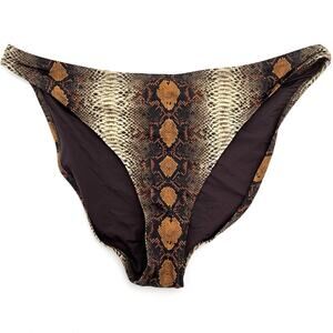 NWT SKIMS Swim Bottom Womens 4X Desert Snake Print Recycled Rare BB-BRF-3980 NEW